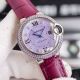 New Cartier Ballon Bleu 33mm With Diamonds Bezel Pink Dial Pink Leather Strap Copy Watch (9)_th.jpg